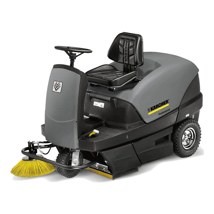 Karcher KM 100/100 R ride-on vacuum sweeper